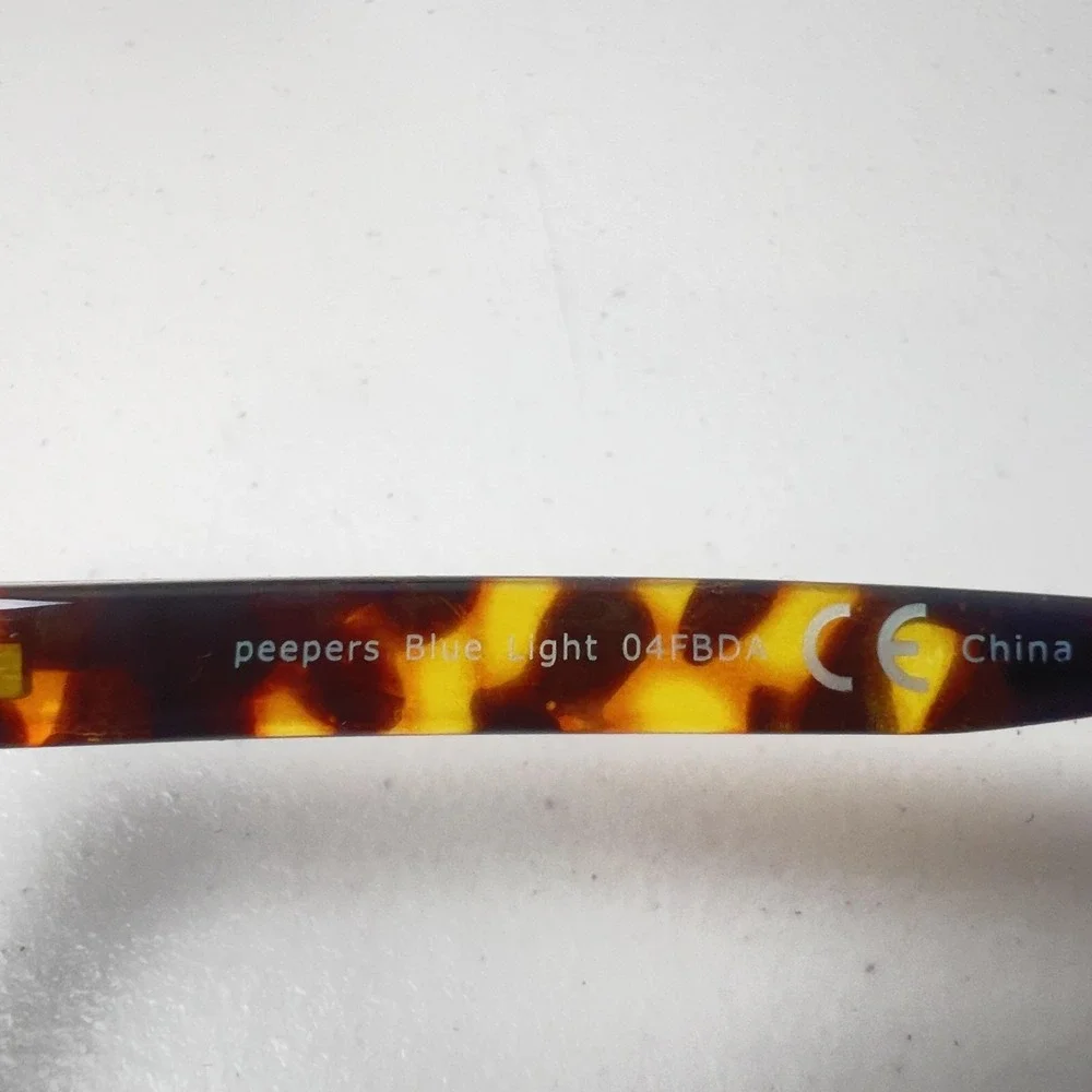 Peepers Reading Glasses Blue Light 3487 Montage +2.50 Tortoise Square Womens